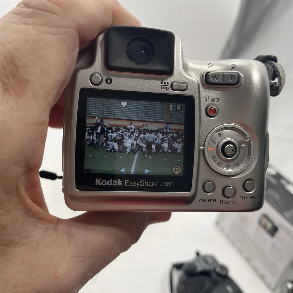 Kodak EasyShare Z650 6MP Digital Camera 10x Zoom+Battery+SD Car-TESTED
